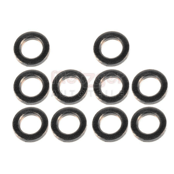 Heat Shield Injection System flat 2.5 mm Ø 13 mm METZGER for e.g. AUDI A6