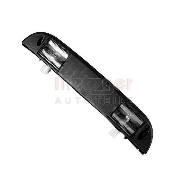 Licence Plate Light W5W crystal clear with bulb METZGER for e.g. RENAULT KANGOO