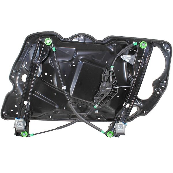 Electric front left Window Regulator with base carrier METZGER for VW PASSAT