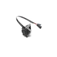 Heckklappengriff mit Microschalter Kunststoff schwarz METZGER für AUDI A4