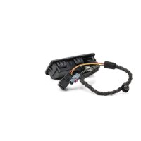 Tailgate Handle with microswitch plastic black METZGER for SKODA KAROQ