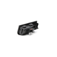 Tailgate Handle with microswitch plastic black METZGER for e.g. AUDI A3