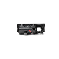 Tailgate Handle with microswitch plastic black METZGER for e.g. AUDI A3