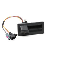 Tailgate Handle with microswitch plastic black METZGER for VW TIGUAN