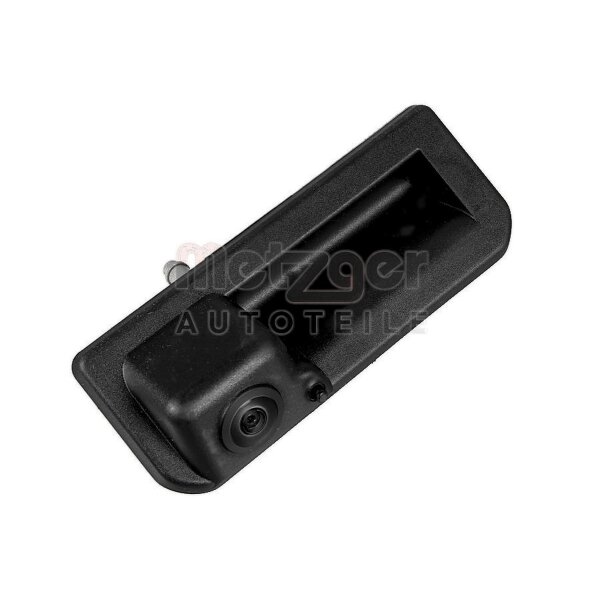 Tailgate Handle with microswitch plastic black METZGER for e.g. AUDI A6