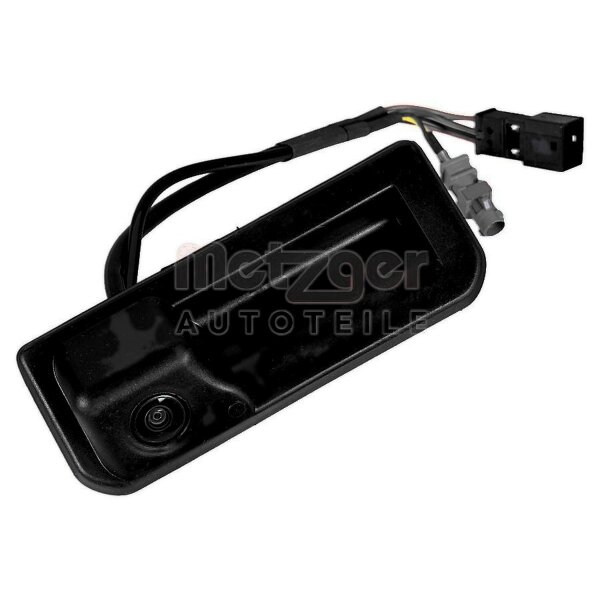 Tailgate Handle with microswitch plastic black METZGER for e.g. AUDI Q2