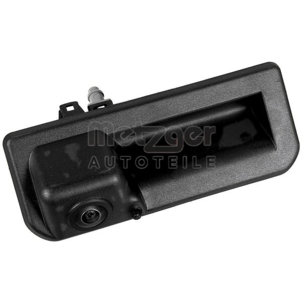 Tailgate Handle with microswitch plastic black METZGER for e.g. AUDI Q5