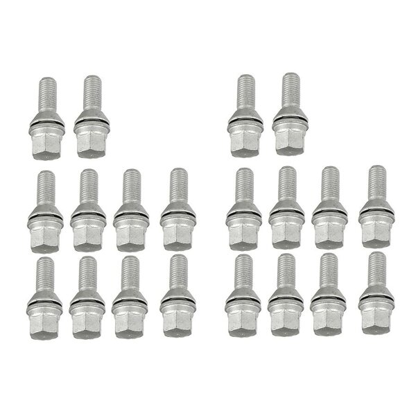 Wheel Bolt M12 x 1.5 17 mm tapered collar F 10.9 METZGER for e.g. RENAULT MEGANE