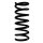 Suspension spring set rear coil spring 345mm SPIDAN for FORD MONDEO V