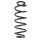 Fahrwerksfeder-Set hinten Schraubenfeder 313mm SPIDAN für SEAT LEON (1M1)