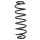 Fahrwerksfeder-Set hinten Schraubenfeder 320mm SPIDAN für SEAT IBIZA IV