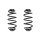Fahrwerksfeder-Set hinten Schraubenfeder 326mm SPIDAN für OPEL ASTRA J