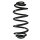 Fahrwerksfeder-Set hinten Schraubenfeder 326mm SPIDAN für OPEL ASTRA J