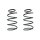 Suspension spring set front coil spring 309mm SPIDAN for FORD C MAX II