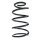 Suspension spring set front coil spring 309mm SPIDAN for FORD C MAX II