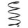 Suspension spring set front coil spring 301mm SPIDAN for BMW 5 Touring