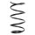 Suspension spring set front coil spring 308mm SPIDAN for BMW 5 E60