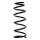 Suspension spring set rear coil spring 303mm SPIDAN for TOYOTA CELICA Coupe