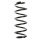 Fahrwerksfeder-Set hinten Schraubenfeder 313mm SPIDAN für PEUGEOT 307 Break