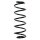 Fahrwerksfeder-Set hinten Schraubenfeder 334mm SPIDAN für FIAT STILO (192_)