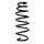 Fahrwerksfeder-Set vorne Schraubenfeder 353mm SPIDAN für ALFA ROMEO 159