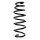 Suspension spring set front coil spring 353mm SPIDAN for ALFA ROMEO 159