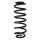 Suspension spring set rear coil spring 306mm SPIDAN for PEUGEOT 308 SW