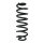 Fahrwerksfeder-Set hinten Schraubenfeder 363mm SPIDAN für VW PASSAT B7