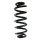 Fahrwerksfeder-Set hinten Schraubenfeder 327mm SPIDAN für AUDI Q5 (FYB)