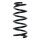 Fahrwerksfeder-Set hinten Schraubenfeder 253mm SPIDAN für HONDA CIVIC VII