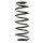 Fahrwerksfeder-Set hinten Schraubenfeder 329mm SPIDAN für TOYOTA YARIS (_P1_)