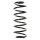 Suspension spring set rear coil spring 329mm SPIDAN for TOYOTA YARIS P1