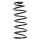 Suspension spring set front coil spring 364mm SPIDAN for VW GOLF IV