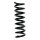 Suspension spring set rear coil spring 333mm SPIDAN for MERCEDES E KLASSE W211