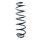 Fahrwerksfeder-Set hinten Schraubenfeder 383mm SPIDAN für PEUGEOT 2008 II