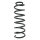 Suspension spring set front coil spring 375mm SPIDAN for ALFA ROMEO 166