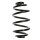 Fahrwerksfeder-Set hinten Schraubenfeder 285mm SPIDAN für AUDI A6 C5