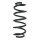 Suspension spring set front coil spring 334mm SPIDAN for AUDI Q5 8RB
