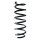 Fahrwerksfeder-Set hinten Schraubenfeder 359mm SPIDAN für BMW X3 (F25)