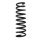 Fahrwerksfeder-Set hinten Schraubenfeder 316mm SPIDAN für KIA CEED Schrägheck