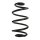 Suspension spring set Replacement Fit SPIDAN for NISSAN TIIDA notchback