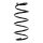 Suspension spring set front coil spring 339mm SPIDAN for VW POLO IV