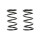 Fahrwerksfeder-Set hinten Schraubenfeder 268mm mit Hülse SPIDAN für TOYOTA RAV 4