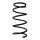 Suspension spring set rear coil spring 326mm SPIDAN for LIANA ER