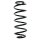 Fahrwerksfeder-Set hinten Schraubenfeder 335mm SPIDAN für FIAT STILO Multi
