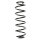 Fahrwerksfeder-Set hinten Schraubenfeder 338mm SPIDAN für SEAT IBIZA III