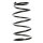 Suspension spring set front coil spring 295mm SPIDAN for JUSTY II