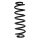 Fahrwerksfeder-Set hinten Schraubenfeder 349mm SPIDAN für SEAT ATECA (KH7)