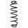 Fahrwerksfeder-Set hinten Schraubenfeder 360mm SPIDAN für VW GOLF VII