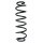 Suspension spring set rear coil spring 360mm SPIDAN for VW GOLF VII